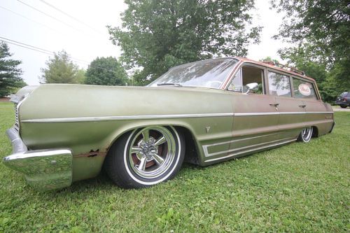 1964 chevy belair impala station wagon surf lowrider hot rat street rod bagged