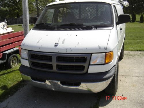 2003 dodge ram cargo van only 8k miles on new engine no reserve auction