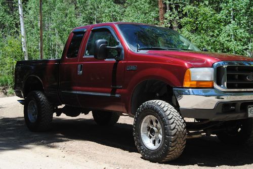 2000 ford f-250 powerstroke, 4x4, auto, ext. cab, lift
