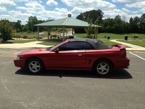 1995 (8/94) mustang g.t. 5.0l 5 speed convertible
