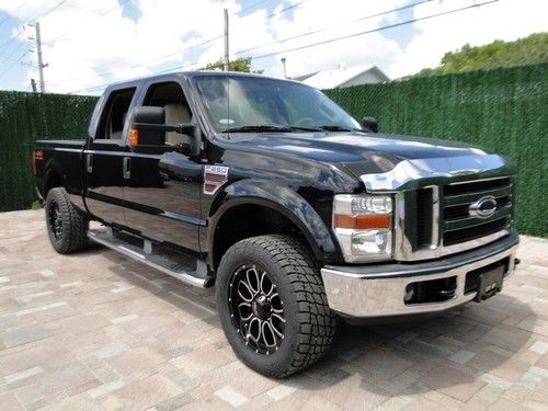 08 ford f250 diesel 4wd 4x4 crew super cab new wheels &amp; tires supercrew lariet