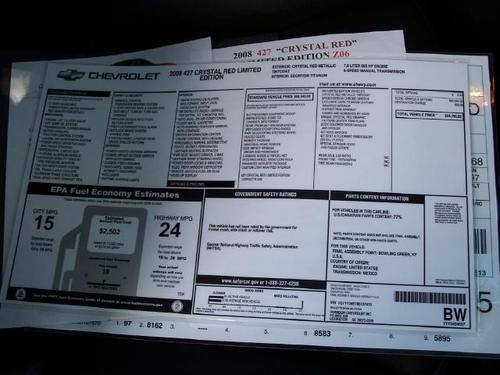 2008 Corvette 427 Limited Edition, US $59,995.00, image 13