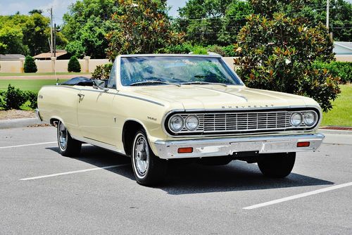 Real deal 1964 chevrolet chevelle malibue ss convertible buckets console p.s at