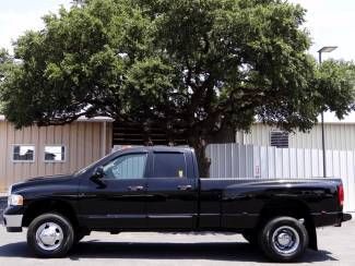 2005 black slt dually 5.9l i6 4x4 leather cruise power seat spray liner michelin