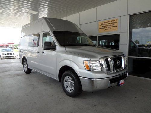 2013 nissan nv2500 sv  v6 sv  side and rear glass!  rare silver color! tech pkg