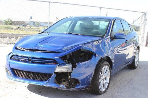 2013 dodge dart sxt damaged salvage starts only economical nice color wont last!