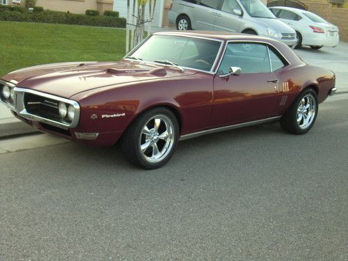 1968 pontiac firebird-400 h o-335 hp-4 speed manual original 89k miles ca. car