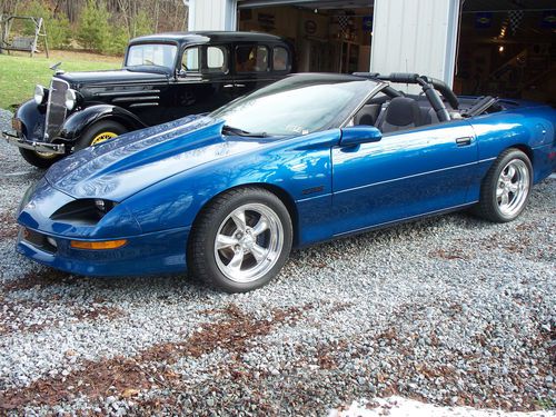 1995 camaro convertible,blue,350lt1,nitros