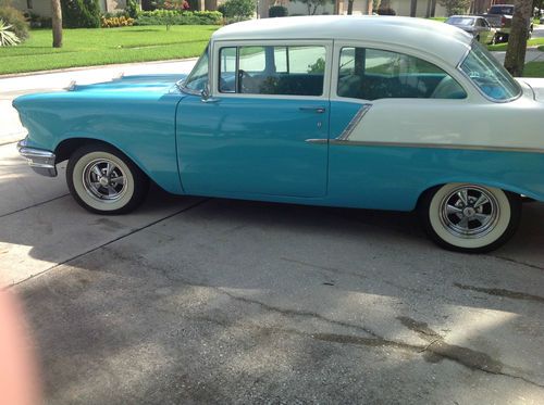 Antique 1957 chevy car .