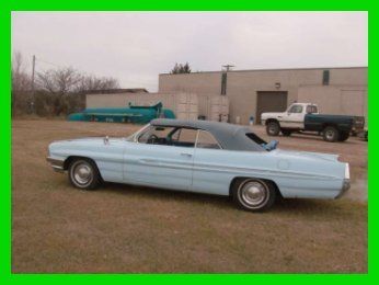 1961 pontiac catalina convertible 389 v8 automatic blue