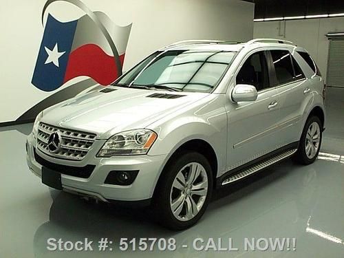 2009 mercedes-benz ml350 4matic awd p2 sunroof nav dvd! texas direct auto