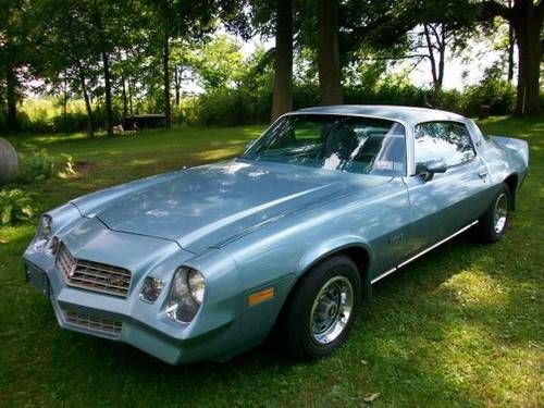 1978 camaro lt, light blue, 32,000 original miles, no winters