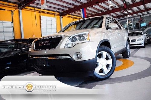 08 gmc acadia slt1 bose xenon rear-captain heated-seats third-row-seats