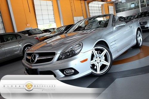 09 mercedes sl550 sport premium-1 1-own 23k hk nav comfort pdc keyless scarf