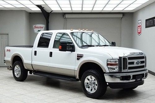 2008 ford f250 diesel 4x4 lariat crew cab leather powerstroke