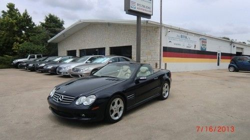 2004 sl500,tanzanite blue metallic,amg sport,nav,keyless,2 owner texas car