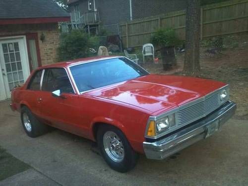 1981 chevrolet malibu base coupe 2-door 5.7l