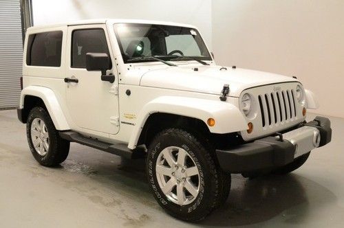 New 2013 jeep wrangler sahara 2dr hard top free ship 4x4 leather l@@k