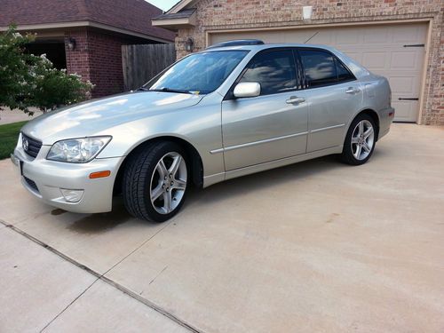 2002 lexus is300 - silver on black - 5 spd manual - navigation - bluetooth audio