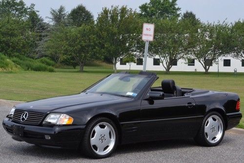 Mercedes benz sl500 - triple black - 65k miles - amg wheels - removable hardtop