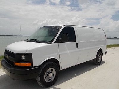 09 chev express 2500 cargo - one owner florida van - cargo bin package