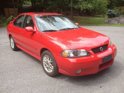 2002 nissan sentra ser sedan 4-door 2.5l fast,