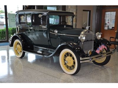 1929 ford model a tudor sedan very nice restoration