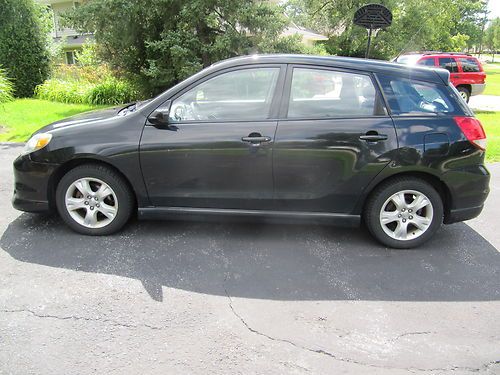 2003 toyota matrix xrs automatic black