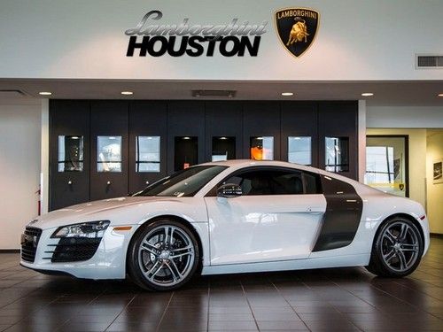 2012 audi r8 v8 r tronic nav park camera carbon fiber 7k miles