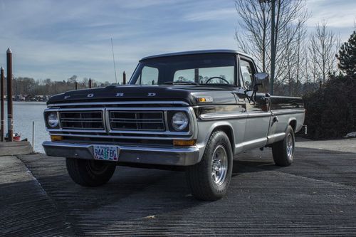 1969 ford f100 custom sport lwb flareside camper special 390 v-8 vintage truck