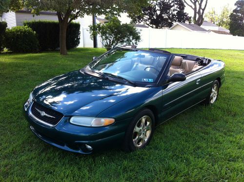 1999 chrysler sebring jxi convertible 2-door 2.5l