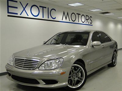 2006 mercedes s65 amg bi-turbo 604hp nav xenons ac/htd-sts rear recline shade cd