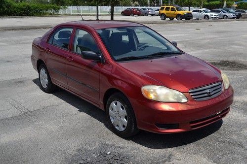 2003 toyota corolla ce sedan 4-door 1.8l