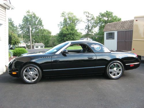 2002 ford thunderbird roadster deluxe hardtop/convertible