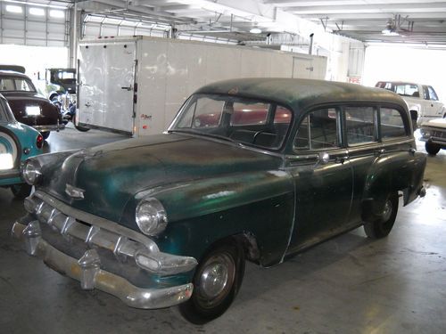 Very solid 1954 chevrolet model 150 4-door wagon with original in-line 6 engine