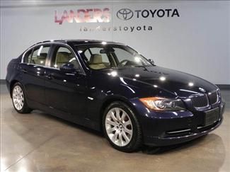 2008 bmw 335 i jet black tan leather sunroof auto twin turbo 7year 100k warranty