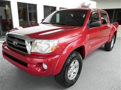 2009 tacoma sr5 v6 auto barcelona red metallic 4x4