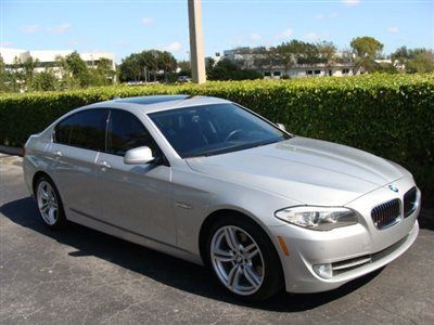 2011 bmw 535i,bmw warranty &amp; free maint,sport &amp; premium pkg,carfax certified,nr