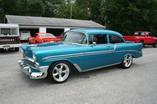 1956 chevy 2 door sedan w/ a/c