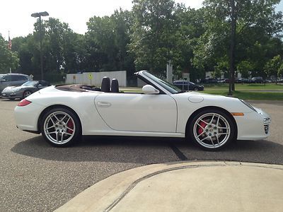 2009 PORSCHE 911 C4S CABRIOLET PDK AUTOMATIC CERTIFIED FULL LEATHER, US $74,900.00, image 4