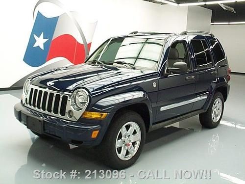 2006 jeep liberty 3.7l ltd 4x4 sunroof leather 67k mi texas direct auto