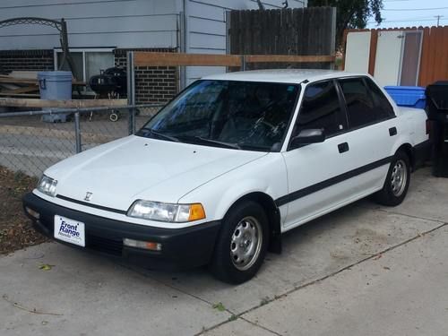 1991 honda civic dx sedan 4-door 1.5l