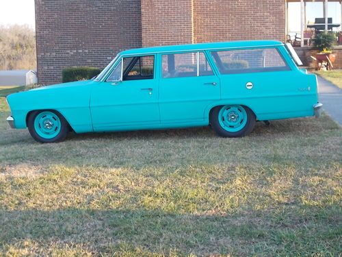 66 nova chevy ii wagon rat rod