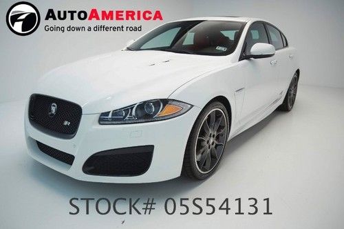 9k mi 2012 jaguar xfr nav leather roof loaded stunning autoamerica