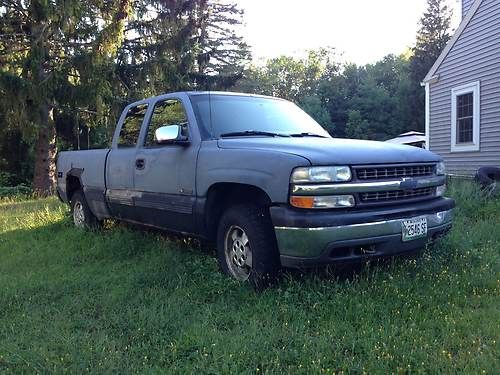 1999 chevrolet silverado 1500 ls extended cab pickup 3-door 5.3l 4x4 4wd z71