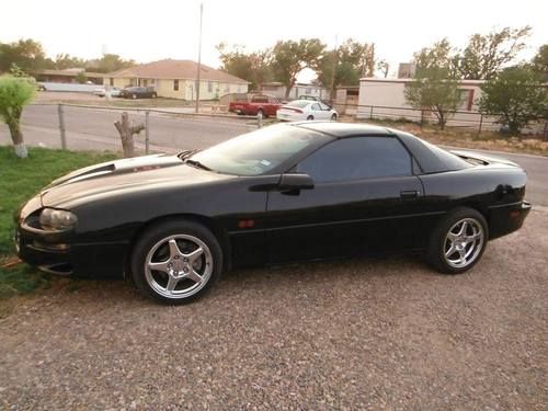 Black ss camaro t-tops leather custom interior