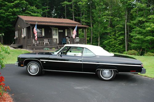 1975 chevrolet caprice classic convertible 2-door 5.7l excellent condition!