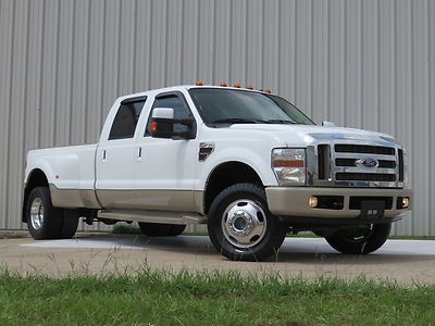 08 f350 6.4l (king-ranch) power-stroke 4wd heated-seats 2-owners lwb crew tx !!!
