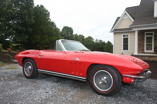 1965 chevrolet corvette convertible 396 / 425 hp numbers matching original