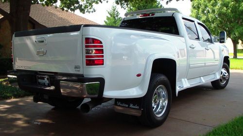 2012 Chevy Western Hauler 3500 HD Silverado LTZ Nav! Crew Cab Dually Leather 21K, US $46,750.00, image 22